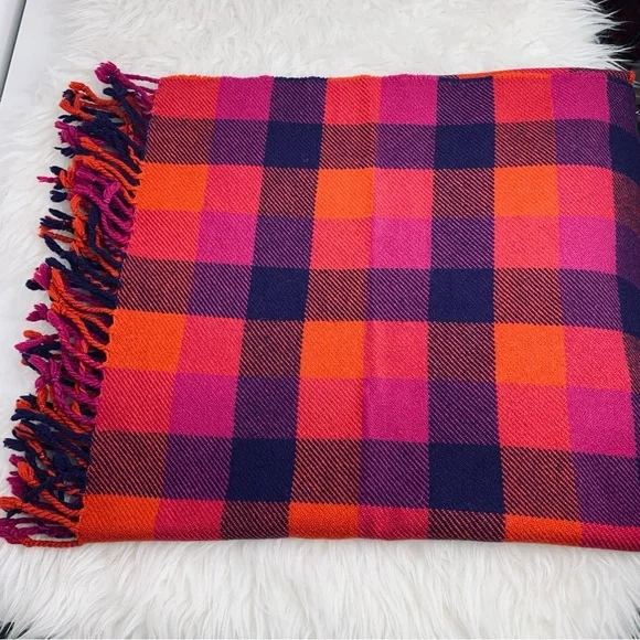 Coach Women’s Plaid Scarf - Picture 4 of 6